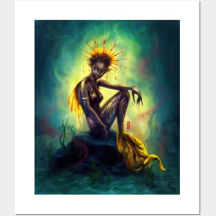 Dark Mermaid Posters and Art